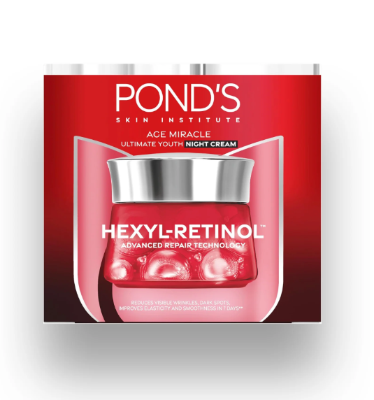 PONDS AGE MIRACLE WRINKLE CORRECTOR NIGHT CREAM 50 GM